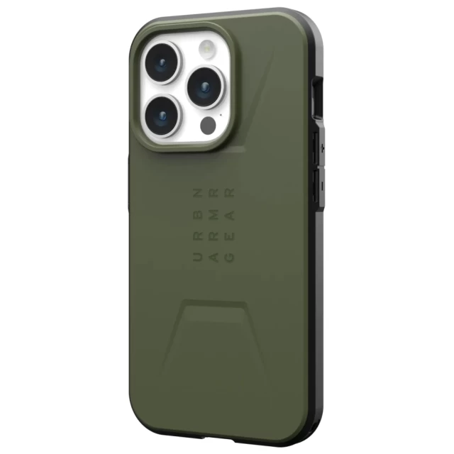 Чохол UAG Civilian для iPhone 15 Pro Olive Drab with MagSafe (114275117272)