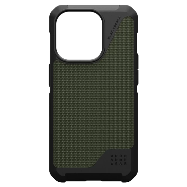 Чохол UAG Metropolis LT для iPhone 15 Pro Kevlar Olive with MagSafe (114277113972)