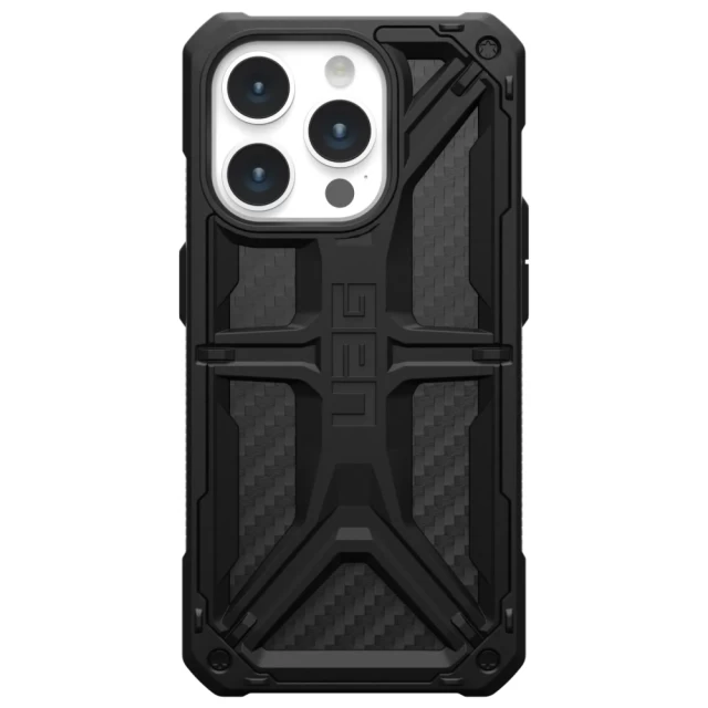 Чехол UAG Monarch для iPhone 15 Pro Carbon Fiber (114278114242)