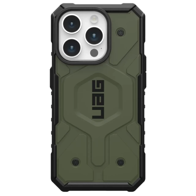 Чохол UAG Pathfinder для iPhone 15 Pro Olive Drab with MagSafe (114281117272)