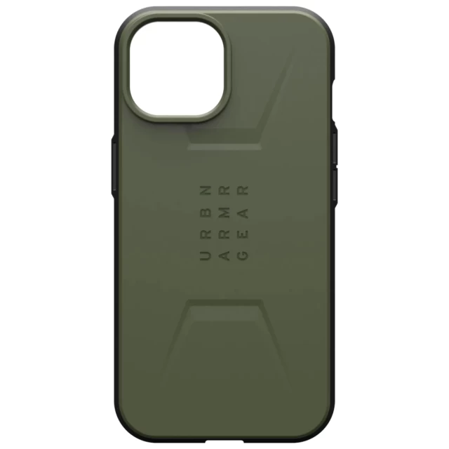 Чехол UAG Civilian для iPhone 15 Olive Drab with MagSafe (114287117272)