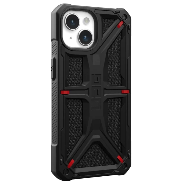 Чохол UAG Monarch для iPhone 15 Kevlar Black (114289113940)