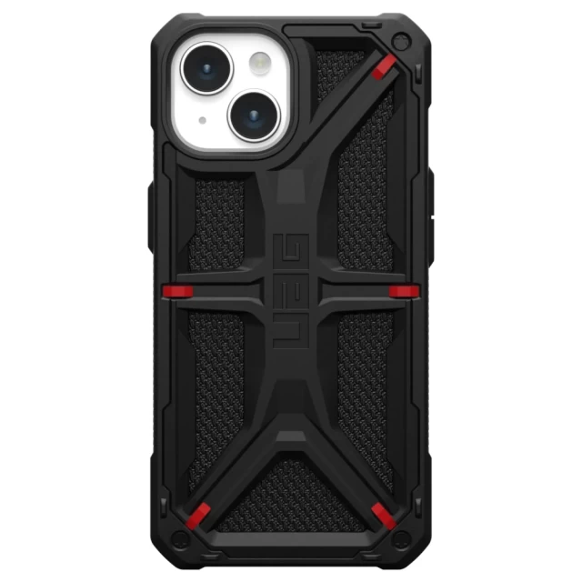 Чохол UAG Monarch для iPhone 15 Kevlar Black (114289113940)