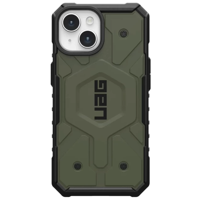 Чехол UAG Pathfinder для iPhone 15 Olive Drab with MagSafe (114291117272)