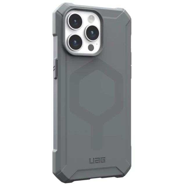 Чехол UAG Essential Armor для iPhone 15 Pro Max Silver with MagSafe (114296113333)