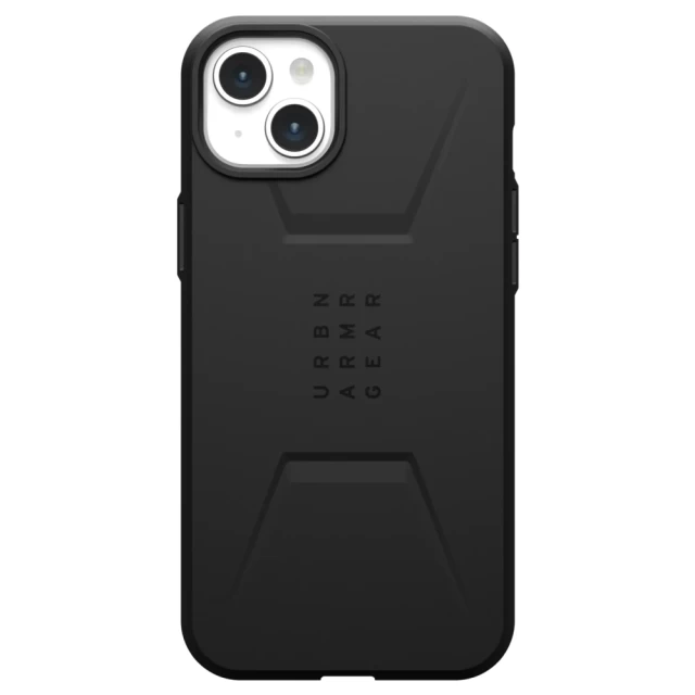 Чохол UAG Civilian для iPhone 15 Plus Black with MagSafe (114306114040)