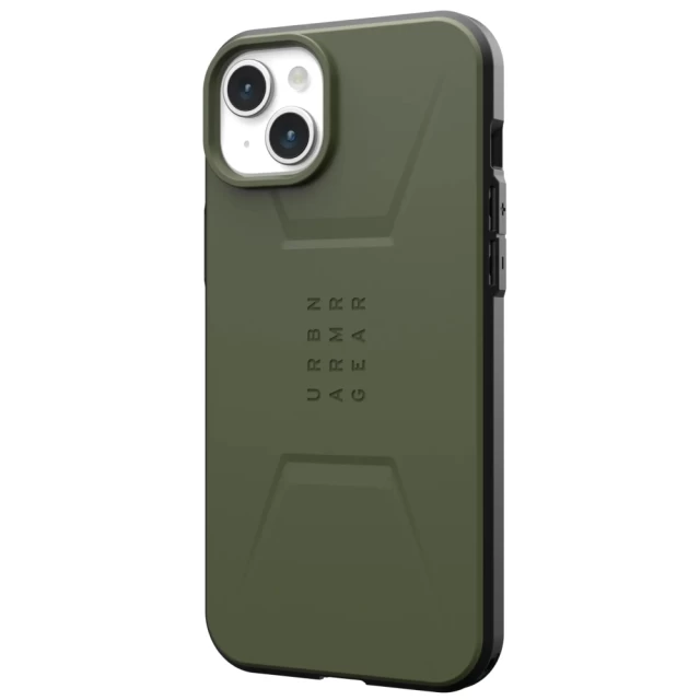 Чохол UAG Civilian для iPhone 15 Plus Olive Drab with MagSafe (114306117272)