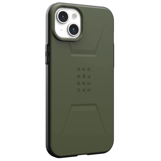 Чохол UAG Civilian для iPhone 15 Plus Olive Drab with MagSafe (114306117272)