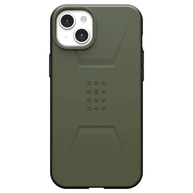 Чехол UAG Civilian для iPhone 15 Plus Olive Drab with MagSafe (114306117272)