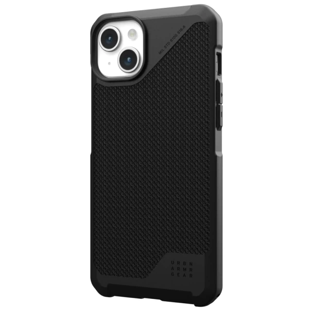 Чехол UAG Metropolis LT для iPhone 15 Plus Kevlar Black with MagSafe (114308113940)