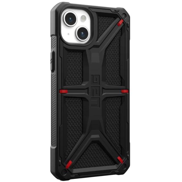 Чехол UAG Monarch для iPhone 15 Plus Kevlar Black (114309113940)