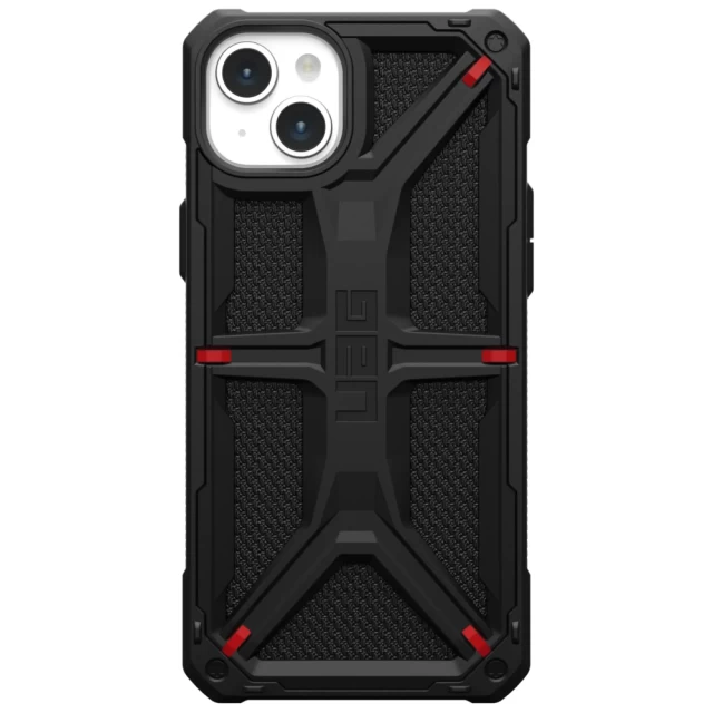 Чохол UAG Monarch для iPhone 15 Plus Kevlar Black (114309113940)