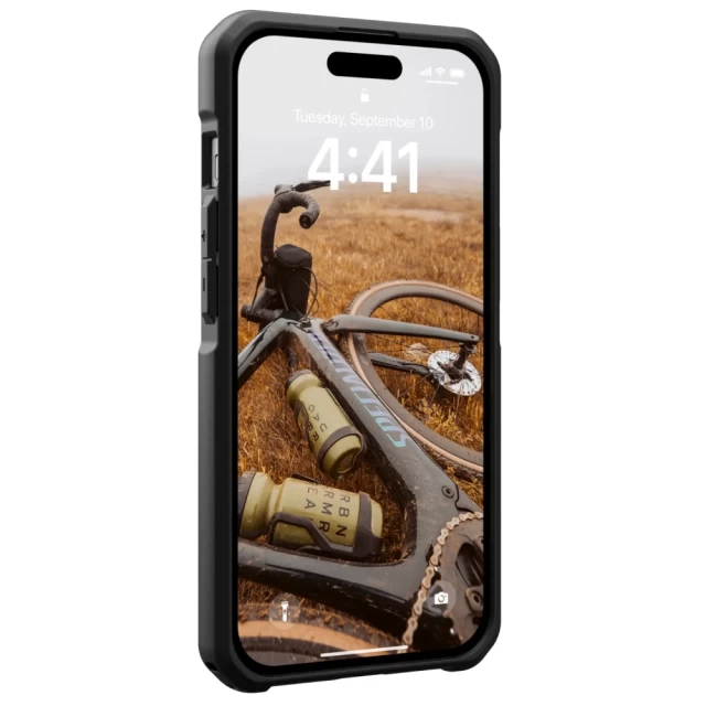 Чехол UAG Metropolis LT для iPhone 15 Kevlar Black with MagSafe (114315113940)
