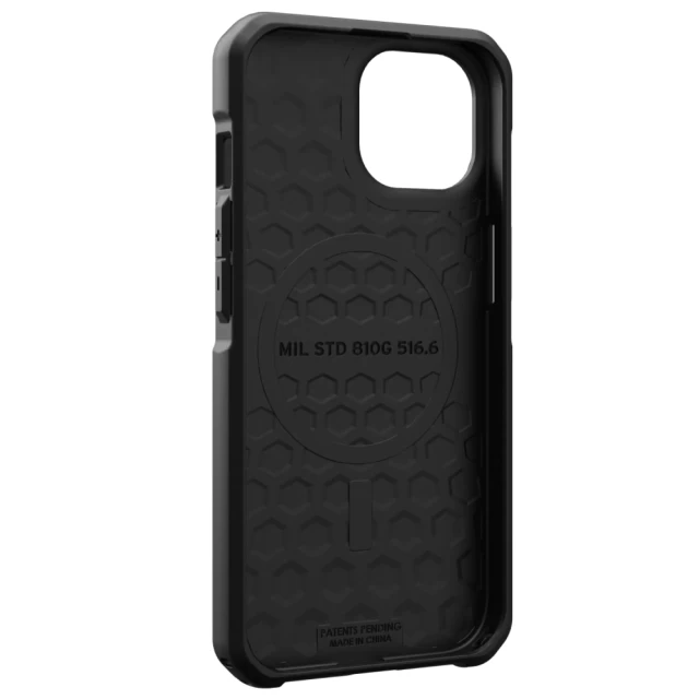 Чохол UAG Metropolis LT для iPhone 15 Kevlar Black with MagSafe (114315113940)