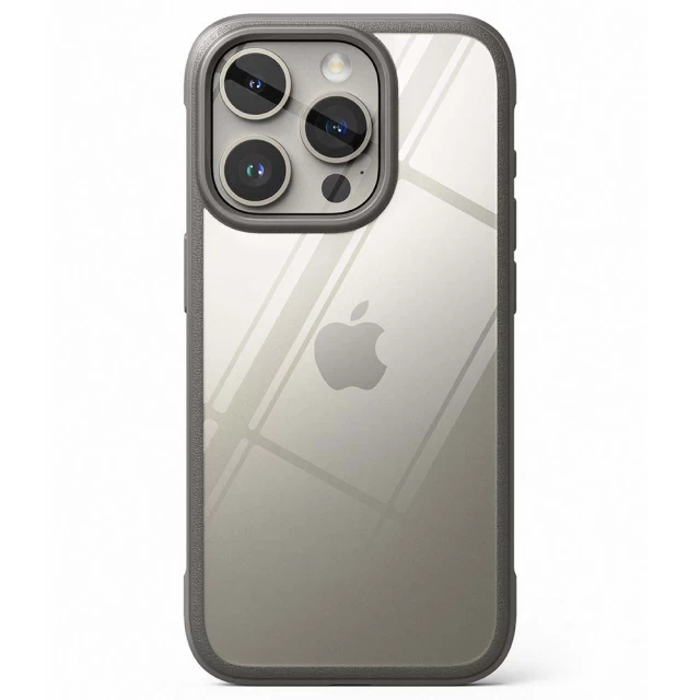 Чохол Ringke Fusion Bold для iPhone 15 Pro Grey (8809919307475)