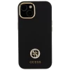 Чехол Guess Silicone Logo Strass 4G для iPhone 15 Plus Black (GUHCP15M4DGPK)