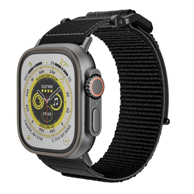 Ремінець Tech-Protect Scout для Apple Watch 49 | 45 | 44 | 42 mm Black (9319456605242)