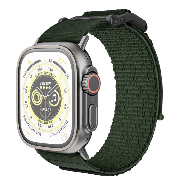 Ремешок Tech-Protect Scout для Apple Watch 49 | 45 | 44 | 42 mm Military Green (9319456605235)