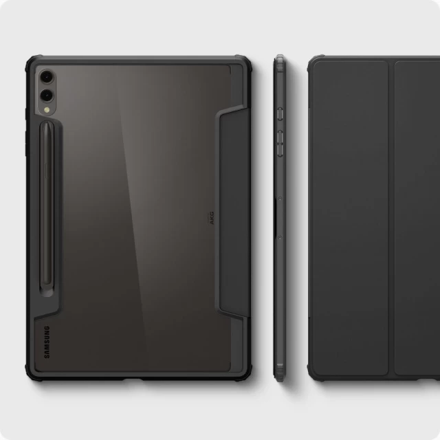 Чохол Spigen Ultra Hybrid Pro для Samsung Galaxy Tab S9 Plus 12.4 (X810 | X816B) Black (ACS07076)