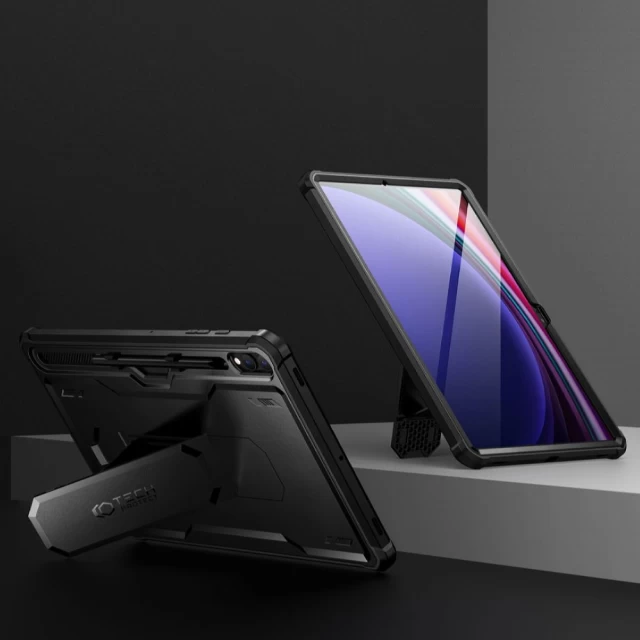 Чехол Tech-Protect Kevlar Pro для Samsung Galaxy Tab S9 Plus 12.4 (X810 | X816B) Black (9319456605457)