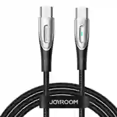 Кабель Joyroom Pioneer Series SA31-CC5 USB-C to USB-C 240W 1.2m Black (6956116759438)