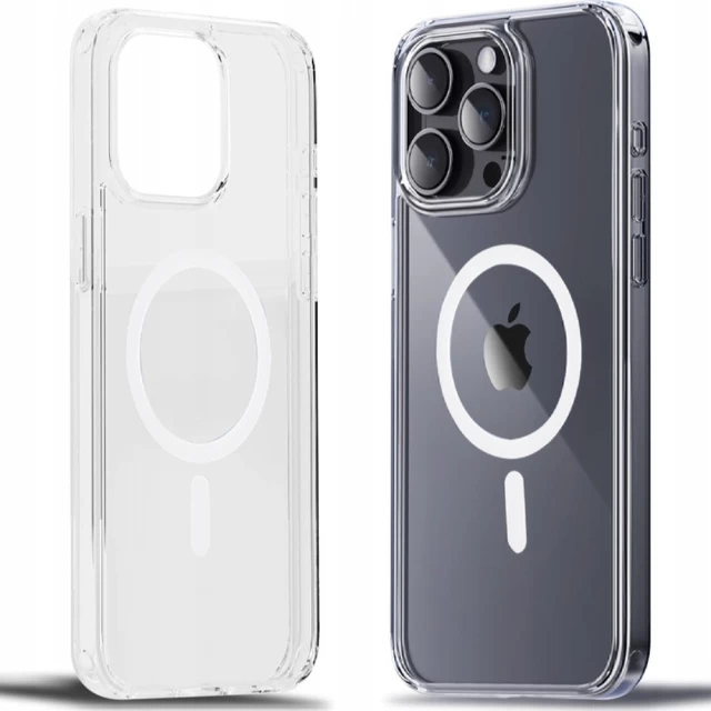 Чохол ROCK Crystal series with MagSafe для iPhone 15 Plus Transparent (RPC3229)