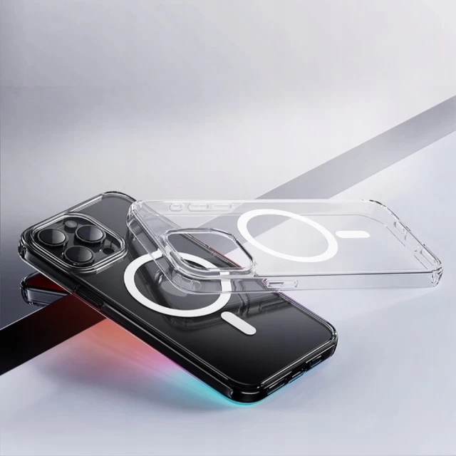 Чохол ROCK Crystal series with MagSafe для iPhone 15 Transparent (6975653085442)