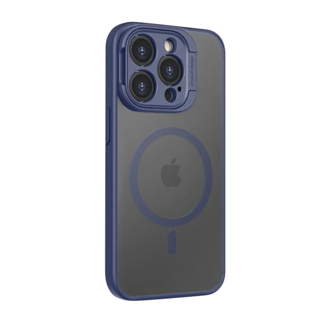 Чехол ROCK Guard Touch Magnetic Protection Case Foldable Bracket для iPhone 15 Blue (6975653085176)