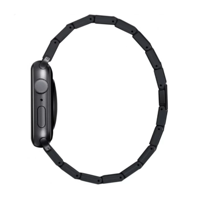 Ремінець Pitaka Retro Carbon Fiber Band для Apple Watch 49 | 45 | 44 | 42 mm Black/Grey (AWB1004)