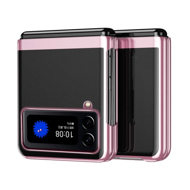 Чехол HRT Plating Case для Samsung Galaxy Flip3 (F711) Pink (9145576231401)
