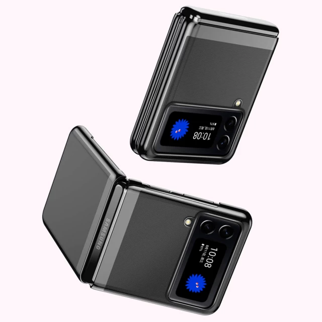 Чехол HRT Plating Case для Samsung Galaxy Flip3 (F711) Blue (9145576231395)