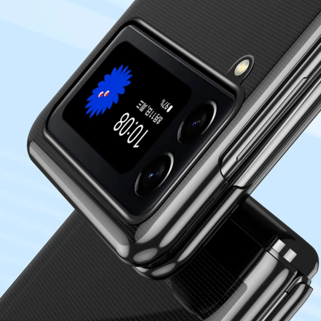 Чехол HRT Plating Case для Samsung Galaxy Flip3 (F711) Blue (9145576231395)