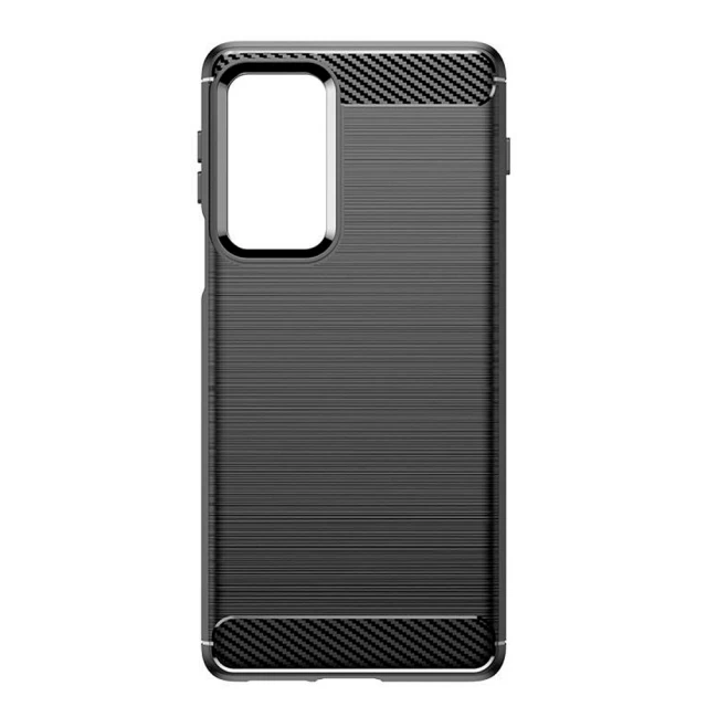Чехол HRT Carbon Case для Motorola Moto Edge 20 Pro Black (9145576231982)