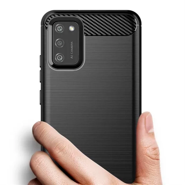 Чехол HRT Carbon Case для Motorola Moto Edge 20 Black (9145576232002)