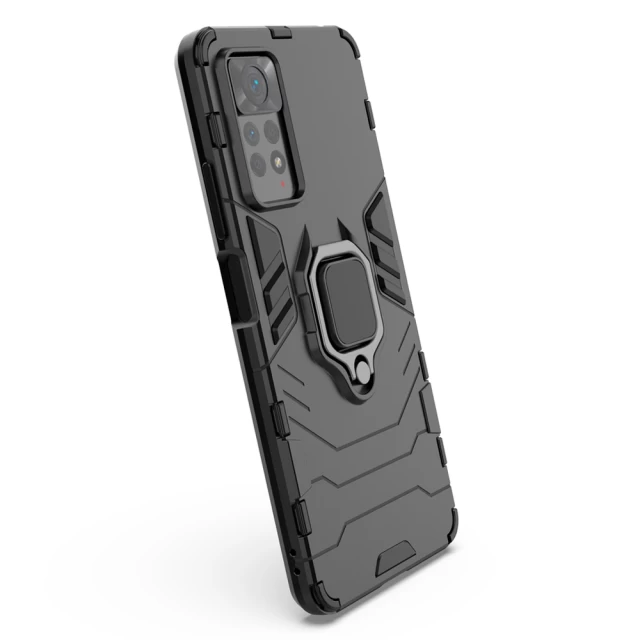Чехол HRT Ring Armor для Xiaomi Redmi Note 11 Pro | 11 Pro Plus Black (9145576245064)