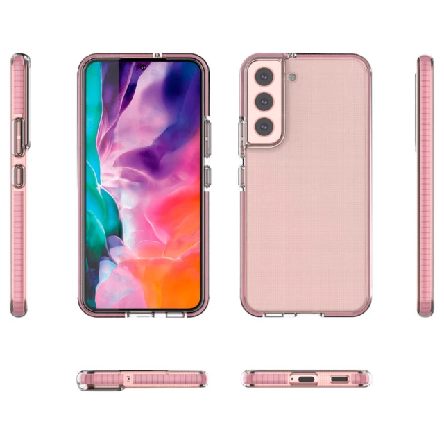Чохол HRT Spring Case для Samsung Galaxy S22 Transparent Light Pink (9145576244210)