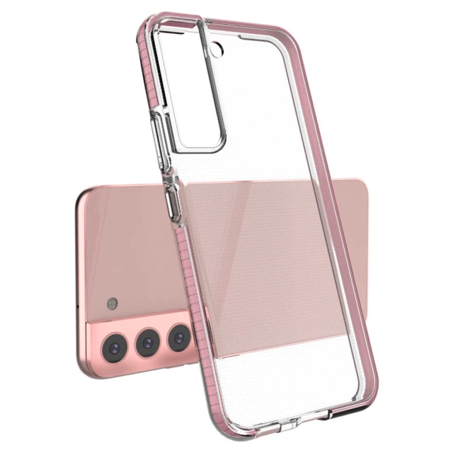 Чехол HRT Spring Case для Samsung Galaxy S22 Transparent Light Pink (9145576244210)