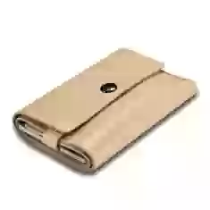 Кожаный кошелек iCarer Mini Beige (IB009-91096-2-AT)