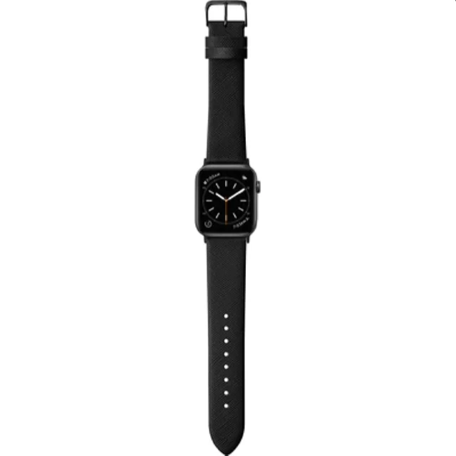Ремінець LAUT PRESTIGE для Apple Watch 49 | 45 | 44 | 42 mm Black (L_AWL_PRE_BK)