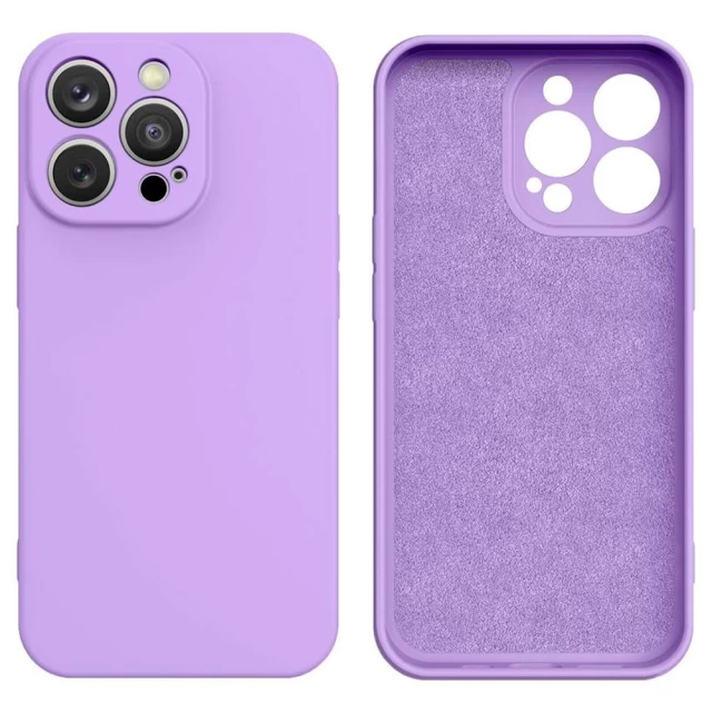 Чехол HRT Silicone Case для Samsung Galaxy A12 Light Purple (9145576262726)