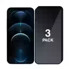 Комплект захисного скла PRIVACY Upex Anti-Peeping Full-Screen для iPhone 12 mini Black (3 pack)