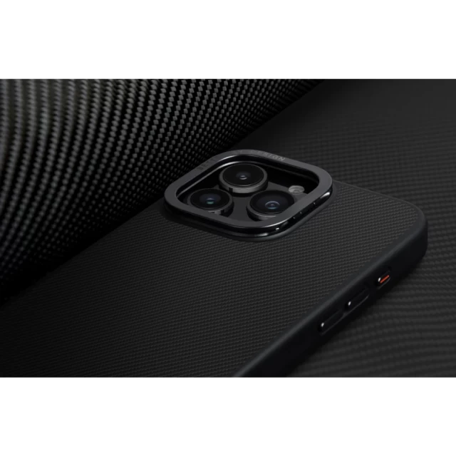 Чехол UNIQ Keva Max для iPhone 16 Pro Carbon Black with MagSafe (UNIQ-IP6.3P(2024)-KEVMMBLK)