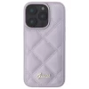 Чехол Guess Quilted Metal Logo для iPhone 16 Pro Light Purple (GUHCP16LPSQSQSU)