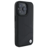 Чехол BMW Signature Leather Crossing Lines Pattern для iPhone 16 Pro Black (BMHCP16L23RCGPK)