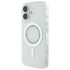 Чехол Guess IML Rhinestones для iPhone 16 Plus White with MagSafe (GUHMP16MPFTDTEH)