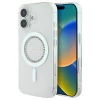 Чехол Guess IML Rhinestones для iPhone 16 Plus White with MagSafe (GUHMP16MPFTDTEH)