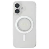 Чехол Guess IML Rhinestones для iPhone 16 Plus White with MagSafe (GUHMP16MPFTDTEH)