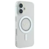 Чехол Guess IML Rhinestones для iPhone 16 Plus White with MagSafe (GUHMP16MPFTDTEH)