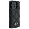 Чехол Guess Quilted Metal Logo для iPhone 16 Pro Black (GUHCP16LPSQSQSK)