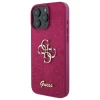 Чехол Guess Glitter Script Big 4G для iPhone 16 Pro Max Purple (GUHCP16XHG4SGU)